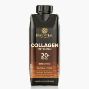Essential Nutrition Collagen Pept Protein Sabor Chocolate Belga 250ml