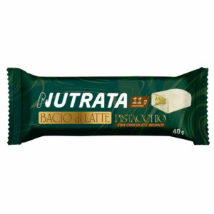 Nutrata Barra de Proteina Bacio di Latte Pistache com Chocolate Branco 40g