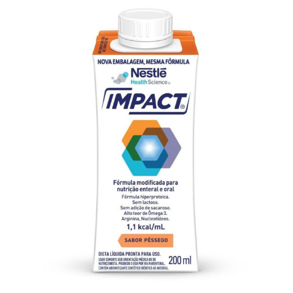 Nestle Nutrition Nutrição Enteral e Oral Impact Pêssego 200ml