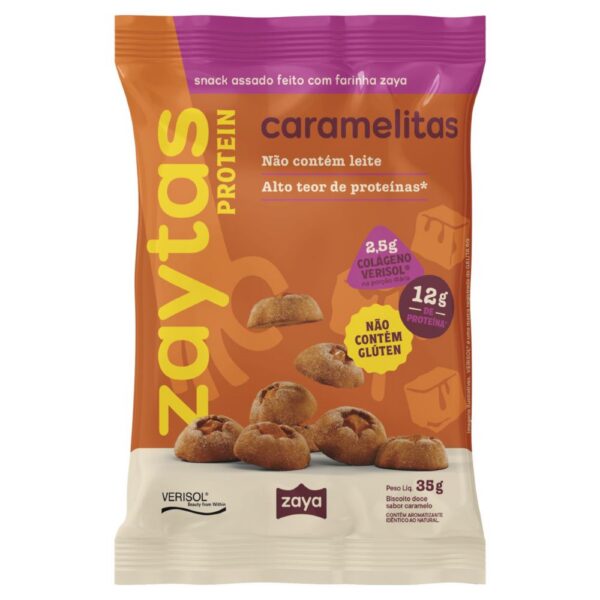Zaytas Snack Assado Protein Caramelitas 35g