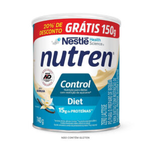 Nutren Control Complemento Alimentar Diet Sabor Baunilha 740g