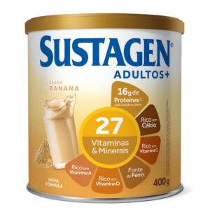 Sustagen Complemento Alimentar Nutrição e Energia Sabor Banana 400g