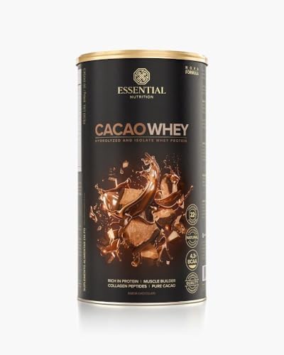 Essential Nutrition – Cacao Whey Lata 840g 30 doses