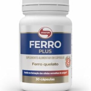 Vitafor Ferro Quelato Plus Com Vitamina C 30 Cps - Original 0,05 g