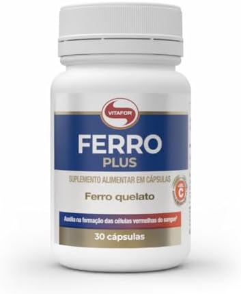 Vitafor Ferro Quelato Plus Com Vitamina C 30 Cps – Original 0,05 g