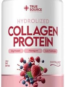 True Source Collagen Protein Bodybalance 450g Red Berries Proteína em Pó com Colágeno Hidrolisado