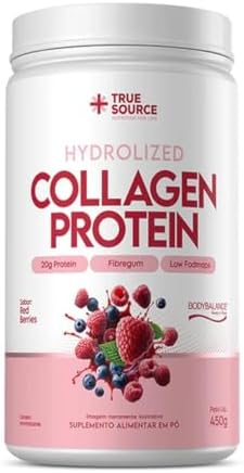 True Source Collagen Protein Bodybalance 450g Red Berries Proteína em Pó com Colágeno Hidrolisado