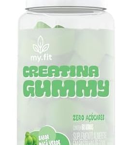 Sunflower industria e laboratorio fitoterapico e e e e e e e e e e e Creatina Gummy, Sabor Maça Verde (60.