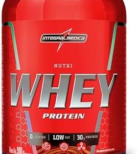 Integralmédica – Hipercalórico – Nutri Whey Protein Chocolate – Pote 900g – Fonte de Proteínas e Carboidratos