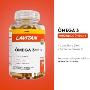 Lavitan ômega 3 1000 mg- 120 cápsulas