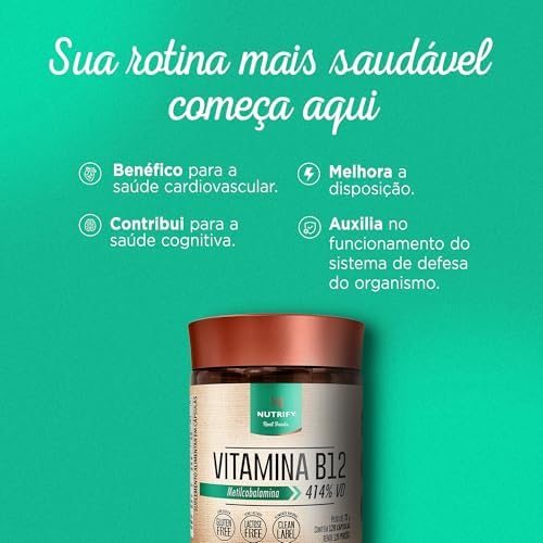 Nutrify - Vitamina B12-120 cápsulas