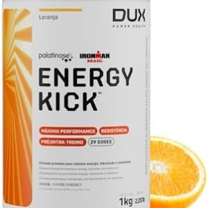 Dux Nutrition Energy Kick Laranja 1000g - Pré‑treino em Pó com Cafeína e Taurina