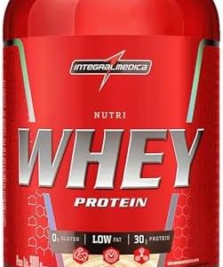 Integralmédica – Hipercalórico – Nutri Whey Protein Baunilha – Pote 900g – Fonte de Proteínas e Carboidratos