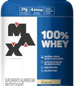 Max Titanium BR 100% Whey - 900G Baunilha