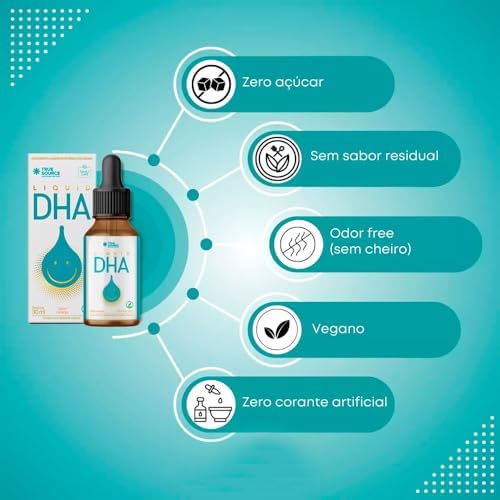 True Source DHA Liquid – DHA Líquido 30ml – Sabor Laranja
