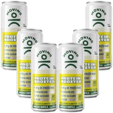 Combo 6 Refrigerante Proteico MOVING Abacaxi e Hortel? 310ml