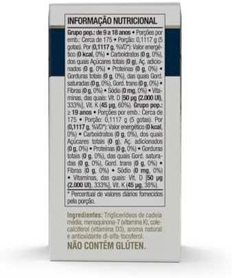 Vitafor Vita D3 + K2-20ml – Menta