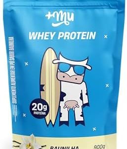 Whey Concentrado, Mais Mu, Sabor Baunilha, 20g de prote?na - 900g