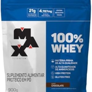 Max Titanium BR 100% Whey Refil (900g) - Chocolate