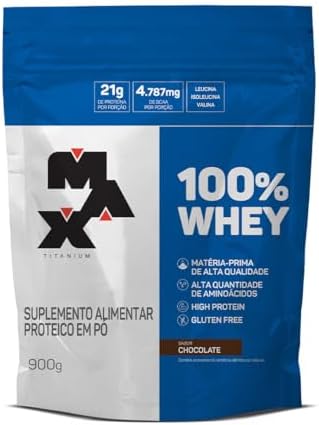 Max Titanium BR 100% Whey Refil (900g) – Chocolate