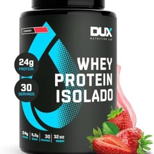 Dux Nutrition Whey Protein Isolado Pote (900g) – Morango