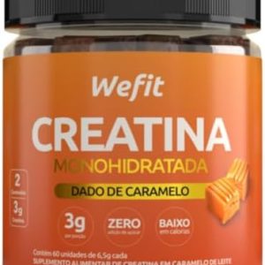 Gvl Industria de Suplementos Alimentares Creatina Caramelo Pote Com 60 Unidades Wefit