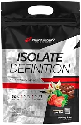 Body Action Whey Protein Isolado Isolate Definition 1,8Kg Sabor Baunilha