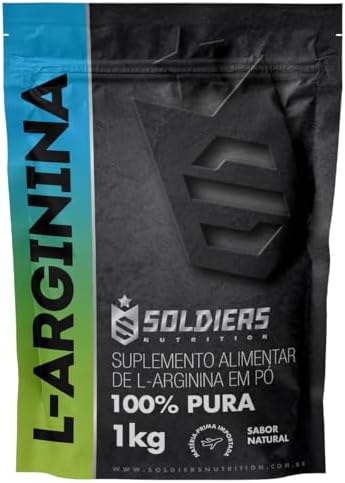 Soldiers Nutrition Arginina 1Kg – 100% Pura Importada