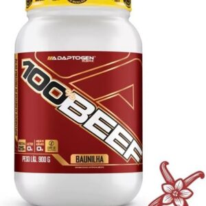 Adaptogen Science 100% Beef Protein 900g Baunilha | Proteína Isolada da Carne Bovina