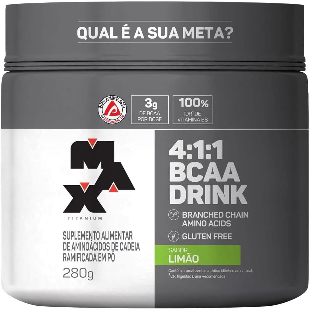 Max Titanium BR 4:1:1 BCAA Drink (280g) – Sabor Lim?o