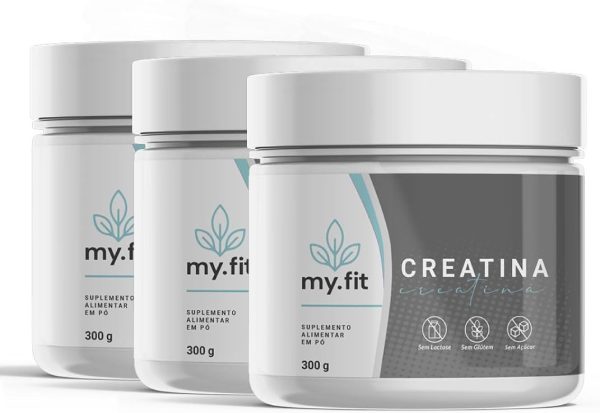 Kit 3x Creatina 100% Pura – Monohidratada, Total 900g