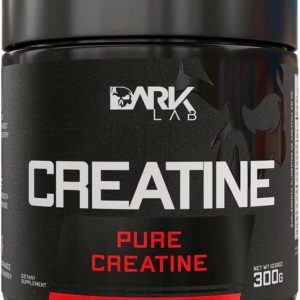 Dark Lab Creatina Pura 300g, Monohidratada 100% de Pureza, Sem Glúten, Sem Sabor