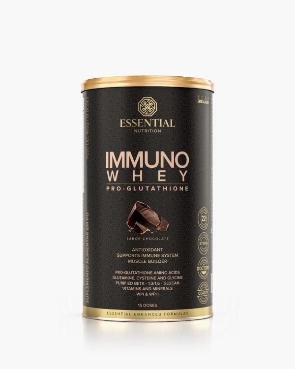Essential Nutrition – Immuno Whey Chocolate Lata