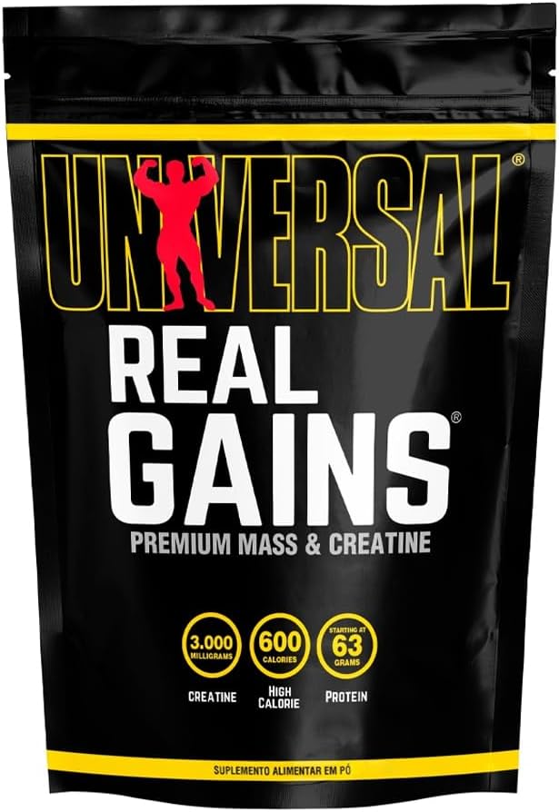 Universal Nutrition Hipercalórico Real Gains – (3Kg, Chocolate)