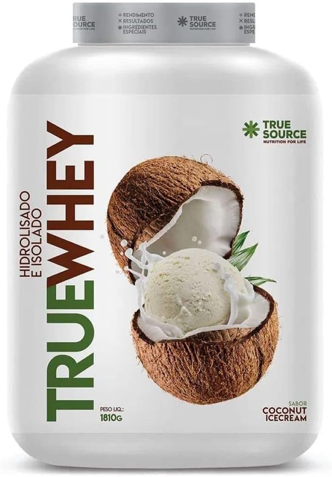 True Source Whey (1,810kg) – Hidrolisado e Isolado – Coconut Icecream