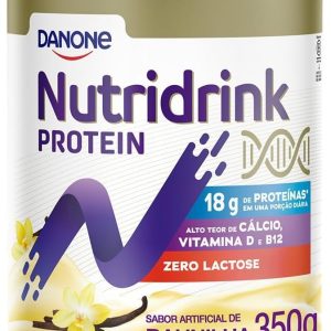 Danone Nutridrink Protein Baunilha, Suplemento Nutricional, 18g de Proteínas, Vitamina D e