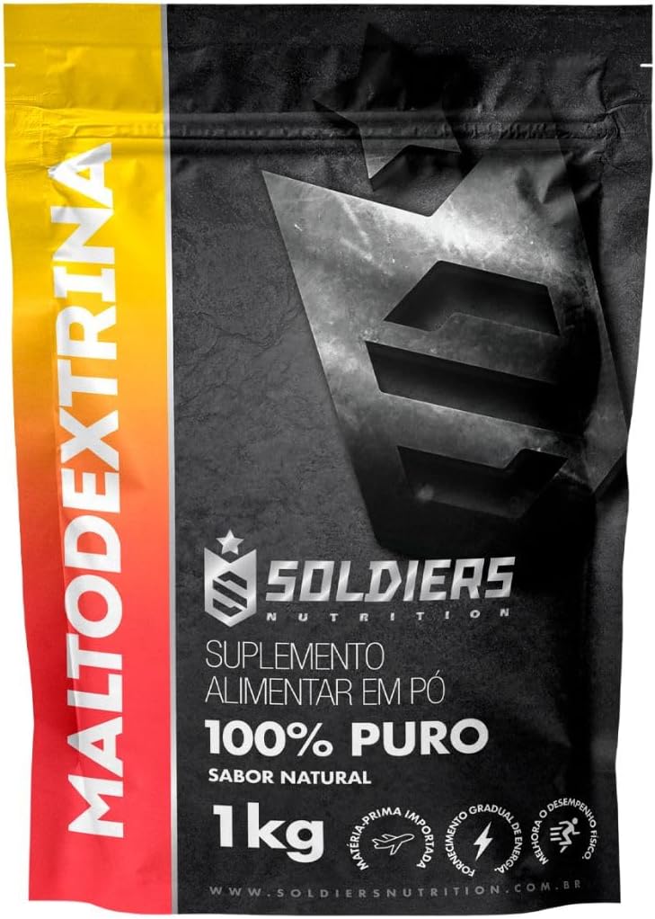 Soldiers Nutrition Maltodextrina 1Kg – 100% Puro Importado