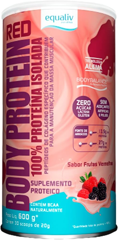 Equaliv Body Protein Frutas Vermelhas – Cacau – Neutro Proteína Isolada (Frutas Vermelhas)