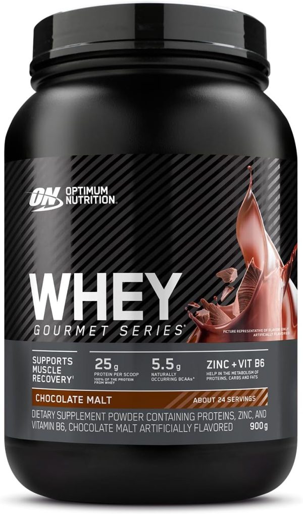 Optimum Nutrition, Gourmet, 100% Whey Protein 900g – Chocolate