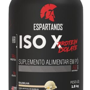 Espartanos Whey Protein ISO X 100% Pure Isolate Baunilha 1,8kg