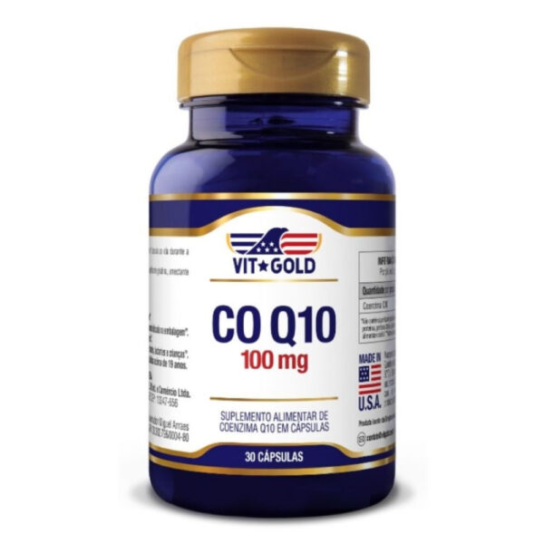 VIT GOLD Coenzima Q10 CoQ10 100mg 30 Cápsulas