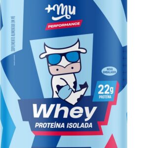 +Mu Whey Isolado Sem Sabor 22g Proteína – 450g