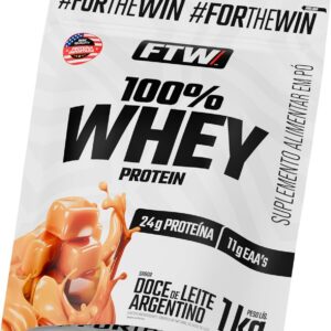 Fitoway FTW 100% Whey Protein com Proteína Concentrada WPC, para Atletas com Alto Valor Biológico