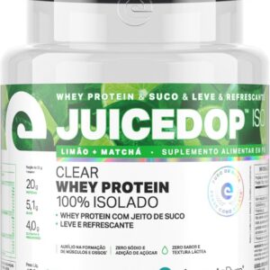 Elemento Puro Juicedop Clear Whey Protein Isolado- Limão Matchá 450g