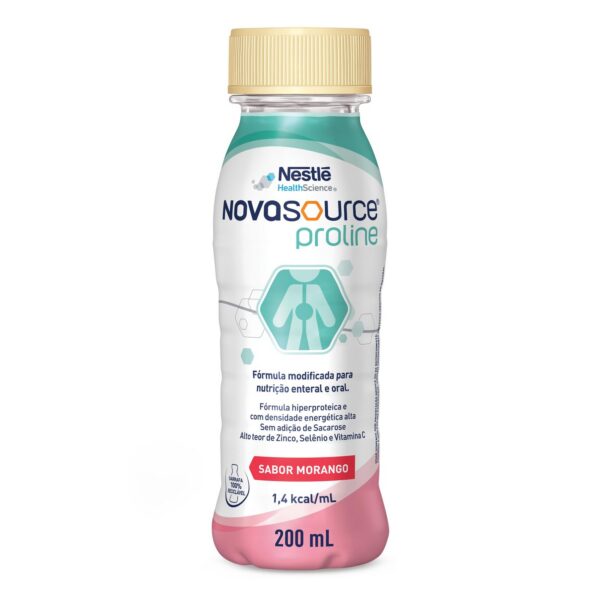 Nestle Nutrition Nutrição Enteral e Oral Novasource Proline Morango 200ml