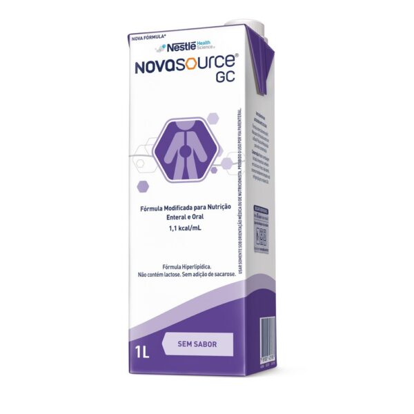 Nestle Nutrition Nutrição Enteral Novasource GC Nestlé Sem Sabor 1 Litro