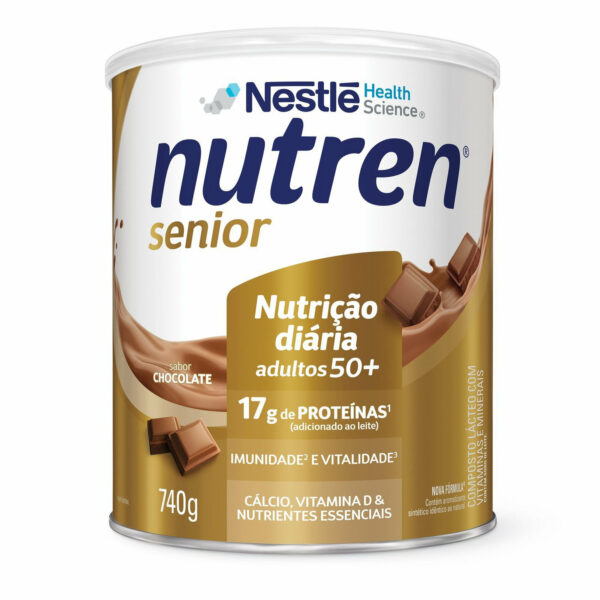 Nutren Complemento Alimentar Senior Chocolate 740g