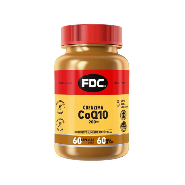 FDC Coenzima Q10 200mg 60 Cápsulas