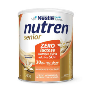 Nutren Complemento Alimentar Senior Zero Lactose Baunilha 740g