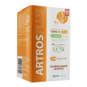 Divina Pharma Artros Plus Colageno UC-II + Curcuma 90 Cápsulas